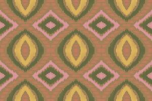 Ikat Damast Stickerei Hintergrund. Ikat Blume geometrisch ethnisch orientalisch Muster traditionell.aztekisch Stil abstrakt Vektor illustration.design zum Textur, Stoff, Kleidung, Verpackung, Sarong.