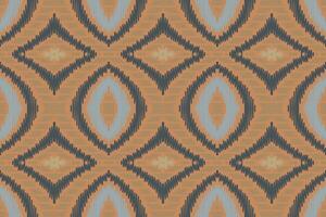 Ikat nahtlos Muster Stickerei Hintergrund. Ikat aztekisch geometrisch ethnisch orientalisch Muster traditionell.aztekisch Stil abstrakt Vektor illustration.design zum Textur, Stoff, Kleidung, Verpackung, Sarong.