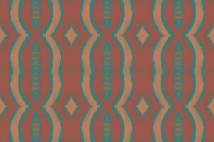 ikat sömlös mönster broderi bakgrund. ikat sömlös geometrisk etnisk orientalisk mönster traditionell. ikat aztec stil abstrakt design för skriva ut textur, tyg, saree, sari, matta. vektor