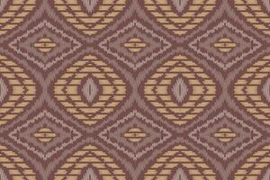 Ikat Stoff Paisley Stickerei Hintergrund. Ikat Dreieck geometrisch ethnisch orientalisch Muster traditionell.aztekisch Stil abstrakt Vektor illustration.design zum Textur, Stoff, Kleidung, Verpackung, Sarong.