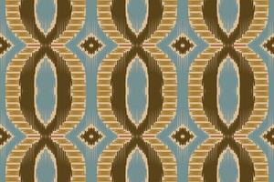 ikat paisley mönster broderi bakgrund. ikat mönster geometrisk etnisk orientalisk mönster traditionell. ikat aztec stil abstrakt design för skriva ut textur, tyg, saree, sari, matta. vektor