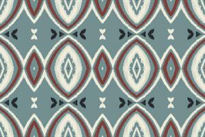 Ikat Damast Paisley Stickerei Hintergrund. Ikat Designs geometrisch ethnisch orientalisch Muster traditionell.aztekisch Stil abstrakt Vektor illustration.design zum Textur, Stoff, Kleidung, Verpackung, Sarong.