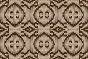 Motiv Ikat Blumen- Paisley Stickerei Hintergrund. Ikat Hintergrund geometrisch ethnisch orientalisch Muster traditionell. Ikat aztekisch Stil abstrakt Design zum drucken Textur, Stoff, Saree, Sari, Teppich. vektor