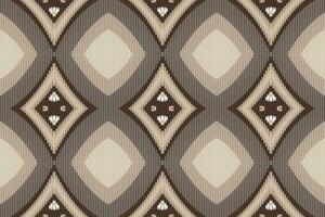 ikat sömlös mönster broderi bakgrund. ikat sömlös geometrisk etnisk orientalisk mönster traditionell.aztec stil abstrakt vektor design för textur, tyg, kläder, inslagning, sarong.