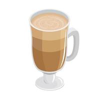 Kaffee trinken Milchshake Tasse Symbol vektor