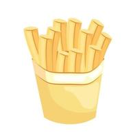 Pommes frites Fast Food leckeres Symbol delicious vektor