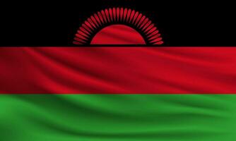 Vektor Flagge von Malawi