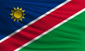 vektor flagga av namibia