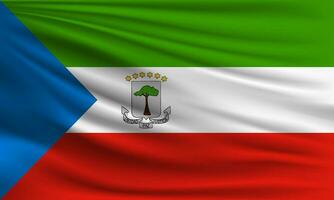 Vektor Flagge von äquatorial Guinea