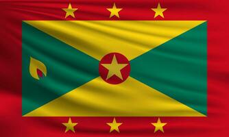 vektor flagga av grenada