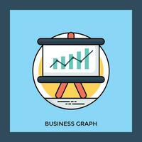 Präsentation Tafel mit Diagramm von Riegel zeigen zunehmend Trend, Grafik zum Geschäft Graph Symbol vektor