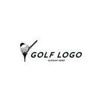 golf logotyp design kreativ aning vektor