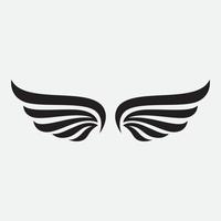 wing logo mall vektor ikon design