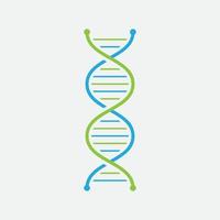 DNA-Logo-Vektor medizinisches Symbol
