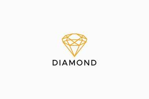 elegant Schönheit Diamant Juwel Kristall Geschäft Schmuck und Mode Logo vektor