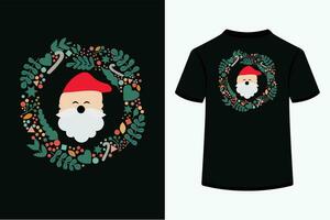 fröhlich Weihnachten Vektor T-Shirt Design.