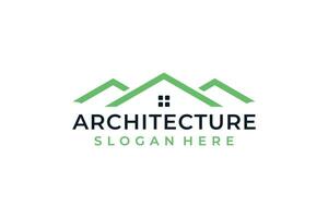die Architektur Gebäude Haus Logo Design vektor