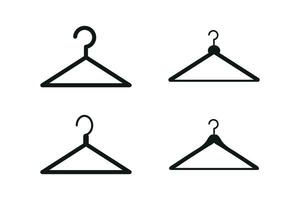 Aufhänger Symbol, Kleider Aufhänger Haken Symbol Symbol gestalten Vektor Illustration.