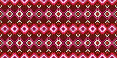 schöne Ikat-Kunst. das nahtlose bunte navajo-muster in stammes-, volksstickerei, mexikanischer aztekischer geometrischer rautenkunstverzierungsdruck. design für teppich, tapete, kleidung, verpackung und stoff. vektor