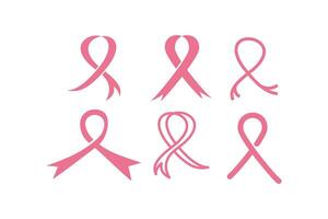 bröst cancer logotyp element design med kreativ begrepp vektor