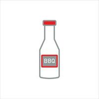 bbq sås ikon vektor illustration symbol