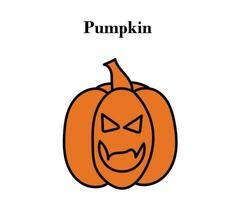 pumpa för halloween eller tacksägelse färgrik design med vektor illustrationer