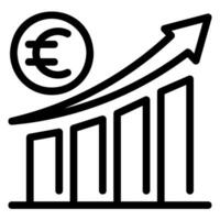 Symbol für Diagrammlinie vektor