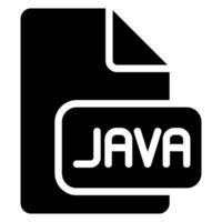 java glyf ikon vektor