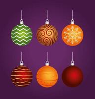 glad julkort med hängande färger vektor