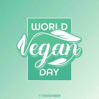 Welt Vegetarier Tag zum Sozial Medien Post oder Banner vektor