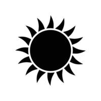 Sonne Symbol Vektor Design Vorlage einfach und modern