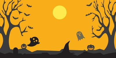Hintergrund Vektor Design mit Halloween Thema