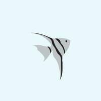 angelfish logotyp design vektor