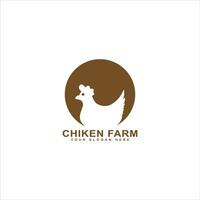 logga för kycklingfarm vektor