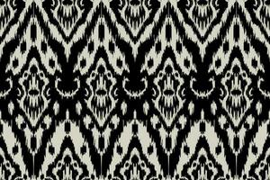 Ikat Stammes- indisch nahtlos Muster. ethnisch aztekisch Stoff Teppich Mandala Ornament einheimisch Boho Chevron textil.geometrisch afrikanisch amerikanisch orientalisch traditionell Vektor Illustrationen. Stickerei Stil.