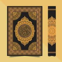 heilig Koran sharif Startseite Designs und islamisch Buch Abdeckungen vektor