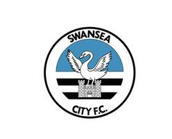 swansea stad klubb symbol logotyp premiärminister liga fotboll abstrakt design vektor illustration