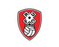 Rotherham vereinigt Verein Logo Symbol Premier Liga Fußball abstrakt Design Vektor Illustration