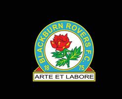 svart brännskada rovers fc klubb logotyp symbol premiärminister liga fotboll abstrakt design vektor illustration med svart bakgrund