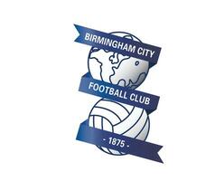 birmingham stad fc klubb logotyp symbol premiärminister liga fotboll abstrakt design vektor illustration