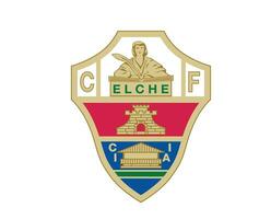 elche klubb logotyp symbol la liga Spanien fotboll abstrakt design vektor illustration