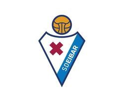 Eibar Logo Verein Symbol la liga Spanien Fußball abstrakt Design Vektor Illustration