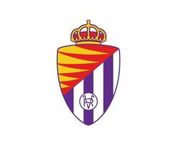 verklig valladolid klubb symbol logotyp la liga Spanien fotboll abstrakt design vektor illustration