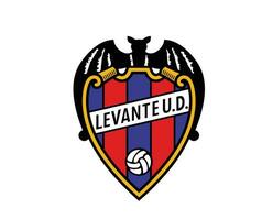 levante Verein Logo Symbol la liga Spanien Fußball abstrakt Design Vektor Illustration