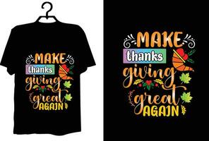 Thanksgiving-T-Shirt-Design vektor