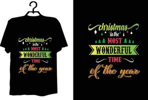 Weihnachts-T-Shirt-Design vektor