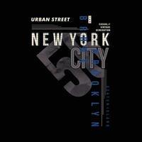 urban gata ny york grafisk, typografi vektor, t skjorta design, illustration, Bra för tillfällig stil vektor