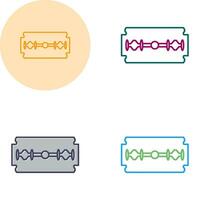 Vektorsymbol für Rasierklinge vektor