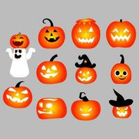 Vektor eben Halloween Element, Symbol Elemente Illustration