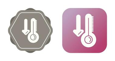 Vektorsymbol für niedrige Temperatur vektor